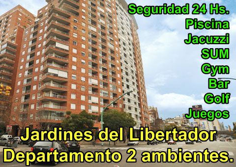 Jardines del Libertador. Departamento 2 ambientes